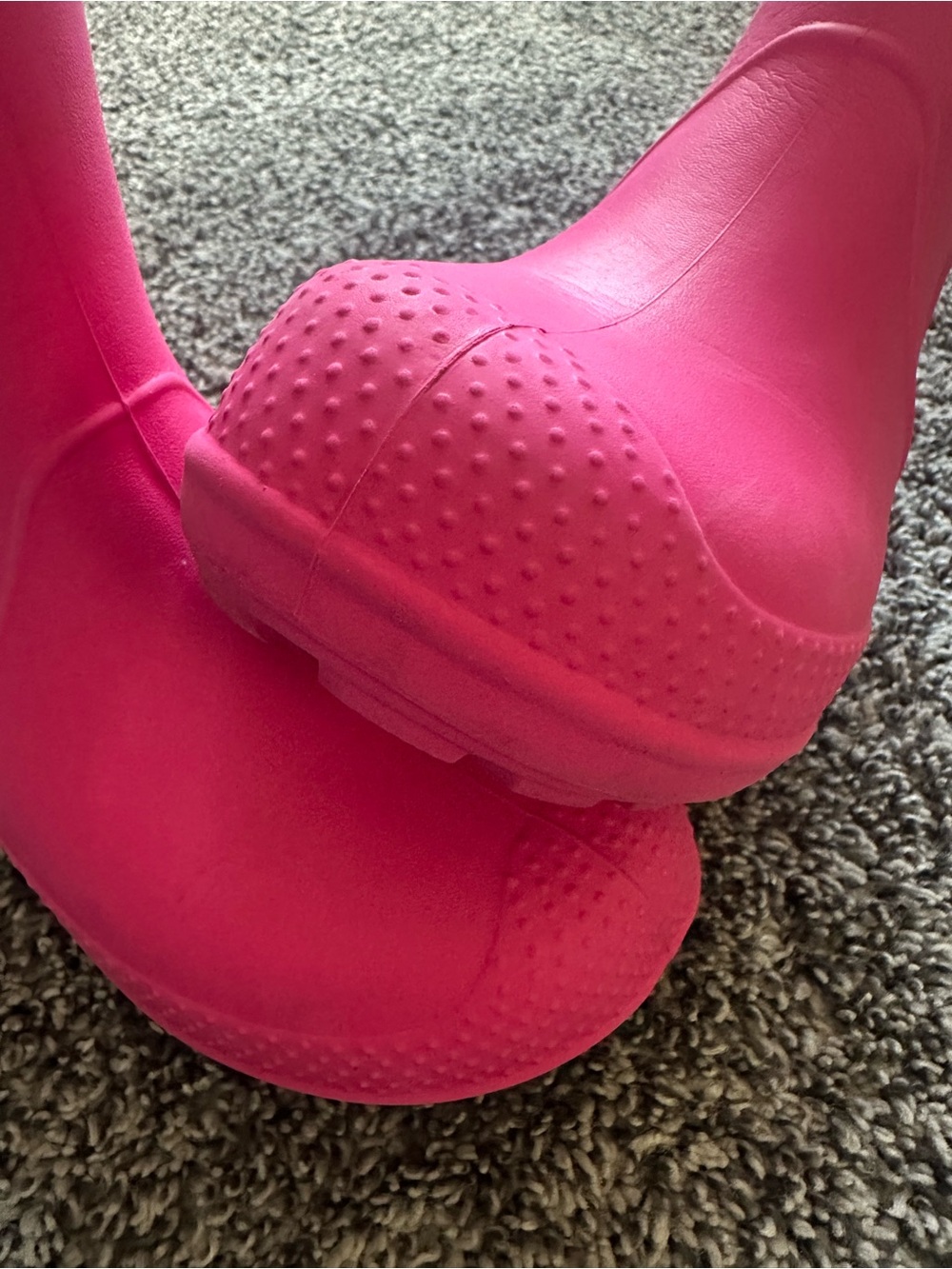 CROCS Classic Kids Pink Handle It Rain Boots Size 1 Youth - Picture 5 of 8